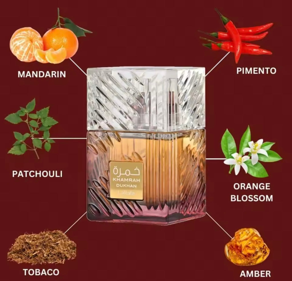 Lattafa - Khamrah Dukhan 100ml Eau de parfum homme